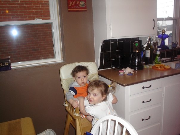 Kitchen with Elvis and Lydia